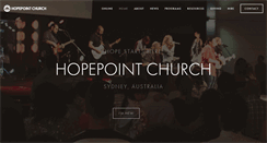 Desktop Screenshot of hopepointchurch.org.au