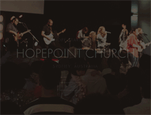 Tablet Screenshot of hopepointchurch.org.au